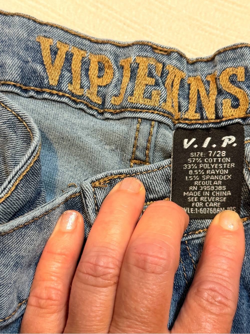 V.I.P. Jeans Women’s Light Blue Denim Jeans